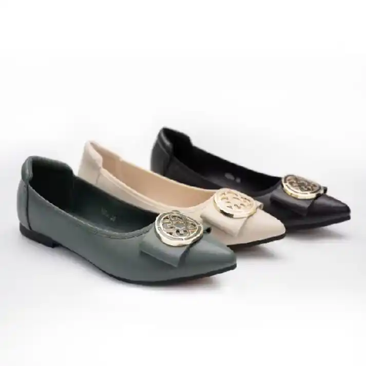 Image from Galeri Sepatu: Gio Saverino Sepatu Flat Shoes Wanita Vera Mewah https://s.shopee.co....