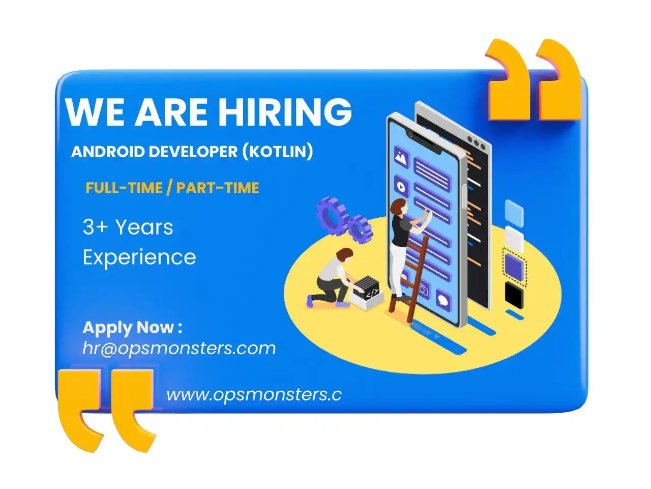 OpsMonsters Software Consulting post