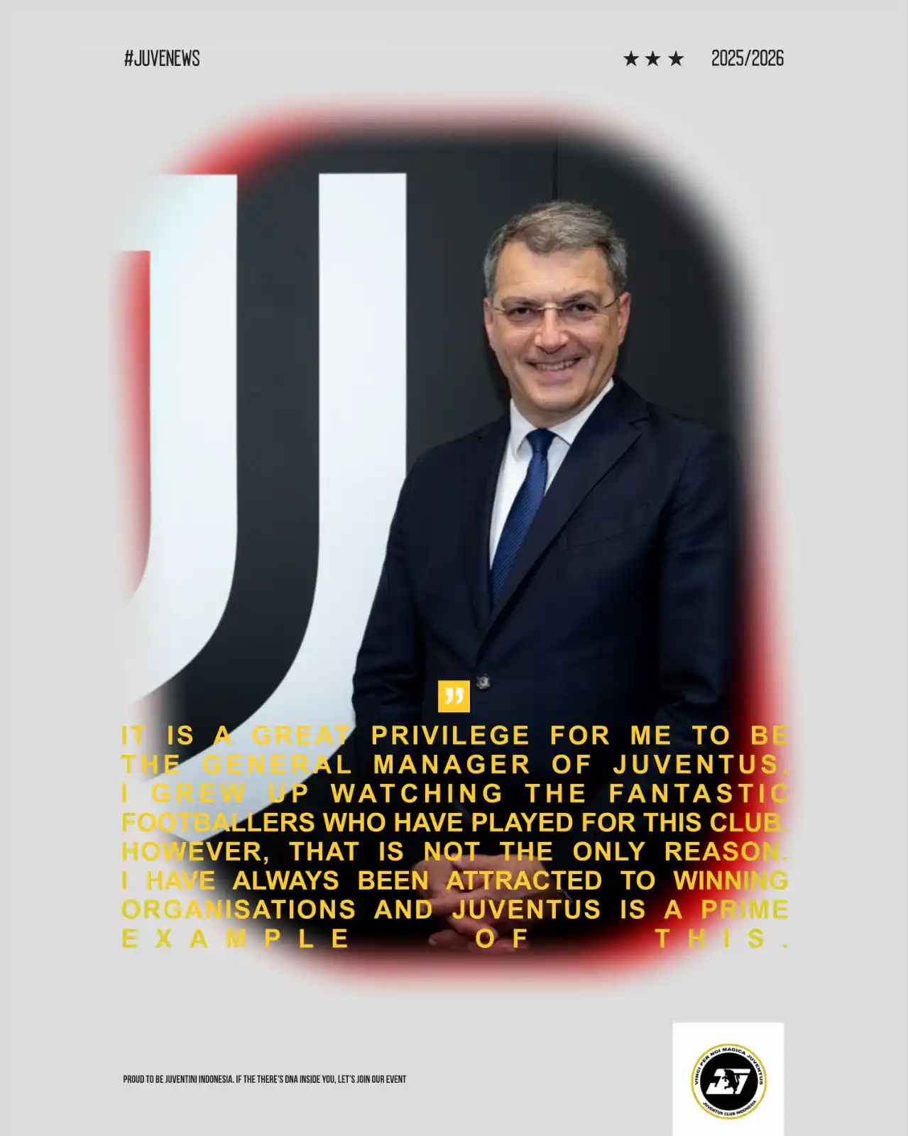 Image from JCINDONESIA: Juventus secara resmi perkenalkan Damien Comolli ke media.   Maurizio ...