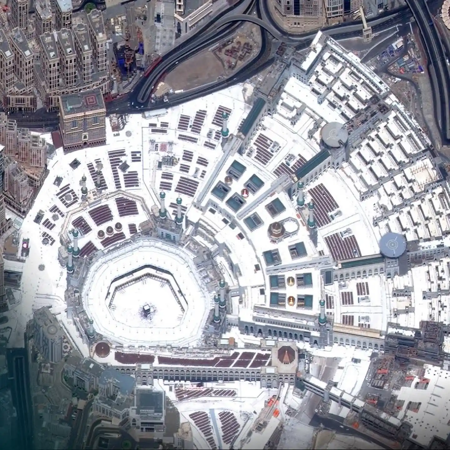 Image from Ashabahebwa Ramadhan: KACST Satellites Document Pilgrims at the Holy sites during the Hajj. ...