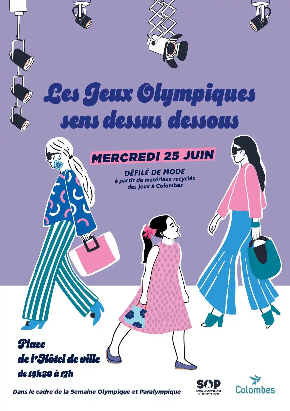 Image from Ville de Colombes: Les JO sens dessus dessous 🪡🧵👗 Les seniors des Ehpad et de l'Inter...