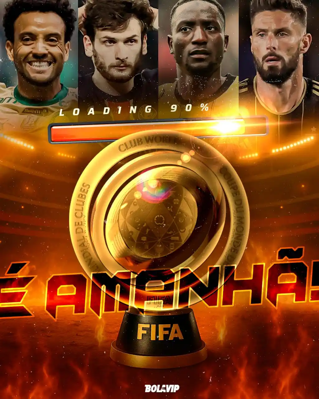 Image from Bolavip Brasil: 🚨🚨 Loading 90%... e o nível de ansiedade está lá em cima! 🔥 O mai...
