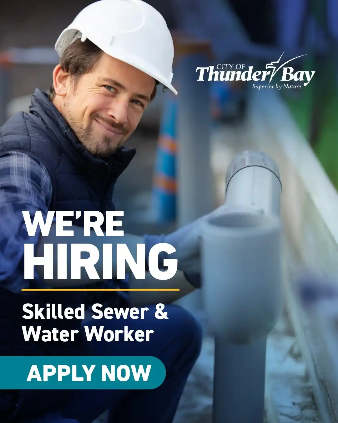 City of Thunder Bay Municipal Jobs post