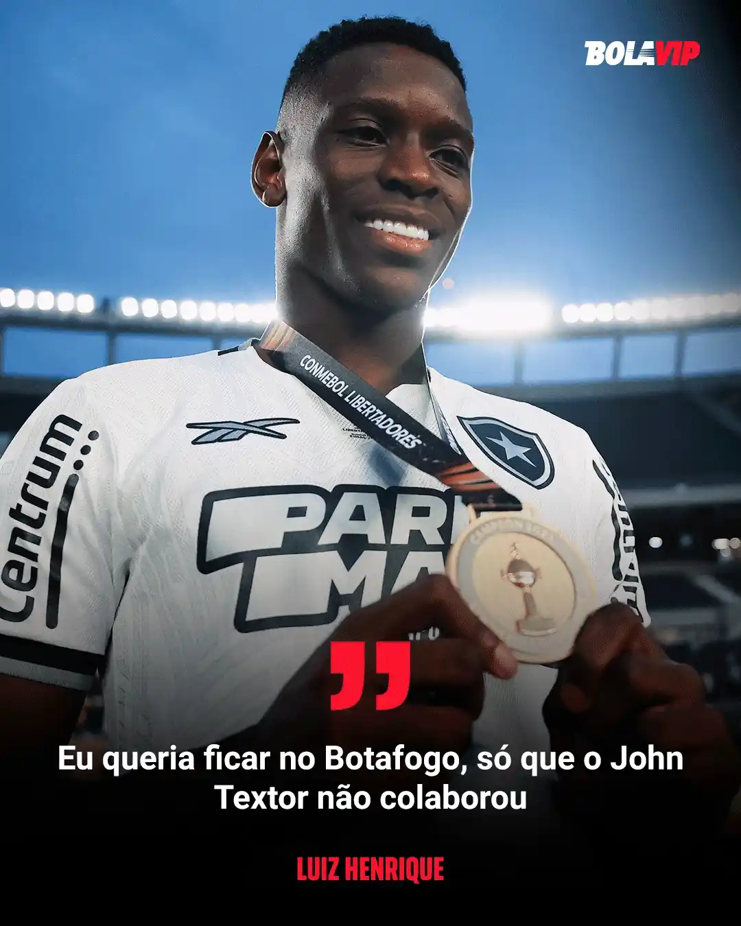 Image from Bolavip Brasil: POLÊMICO HEIN?! 😬🔥 Luiz Henrique faz revelação sobre a sua saída do ...