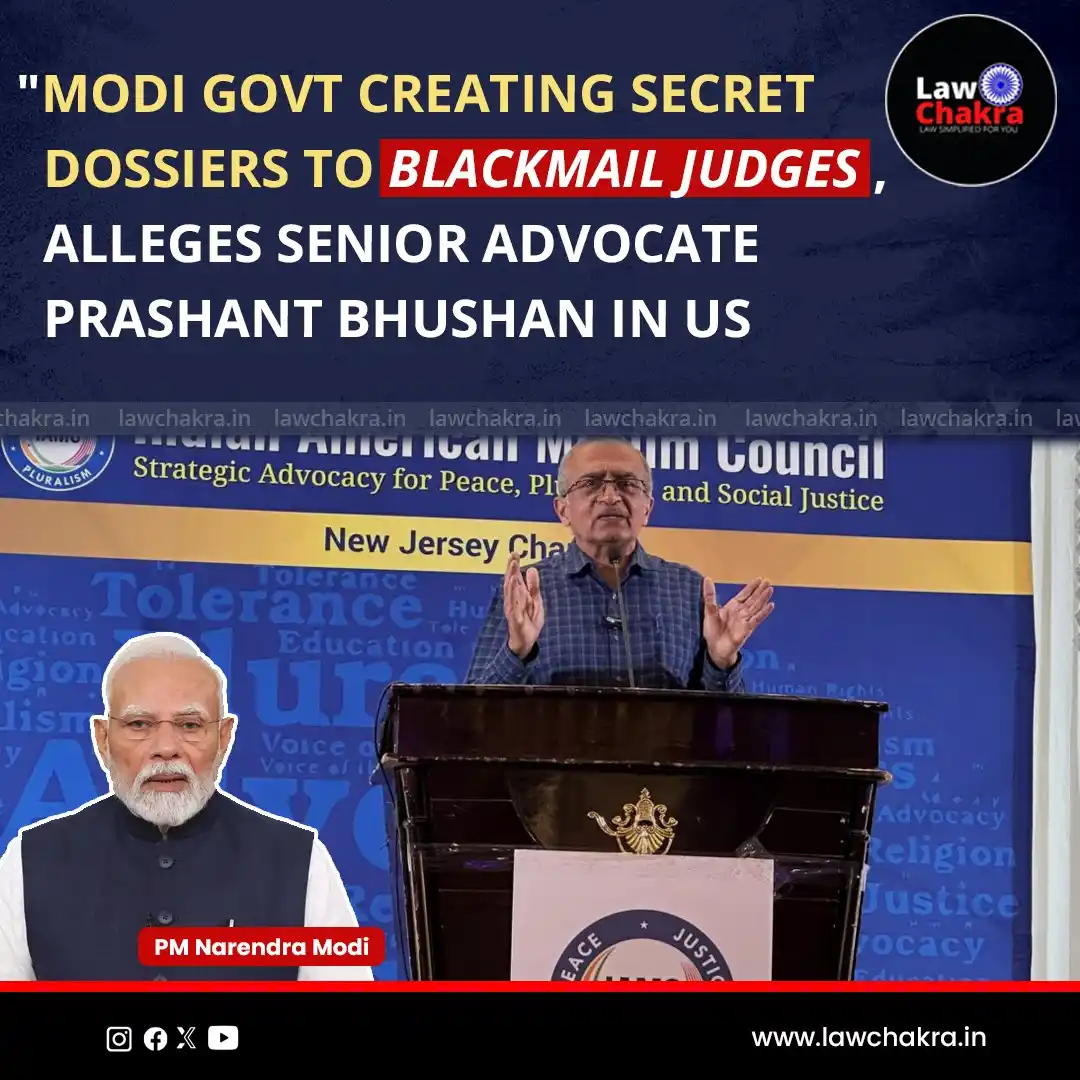Image from LawChakra: Prashant Bhushan explained that the Modi government is undermining the...