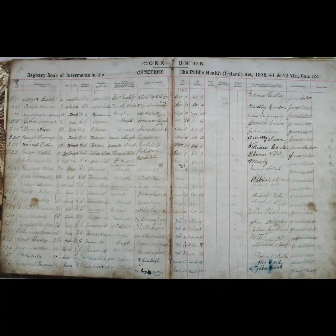 Image from Irish Heritage News: 📢 Reminder: The Cork Graveyards Database – an initiative by Skibberee...