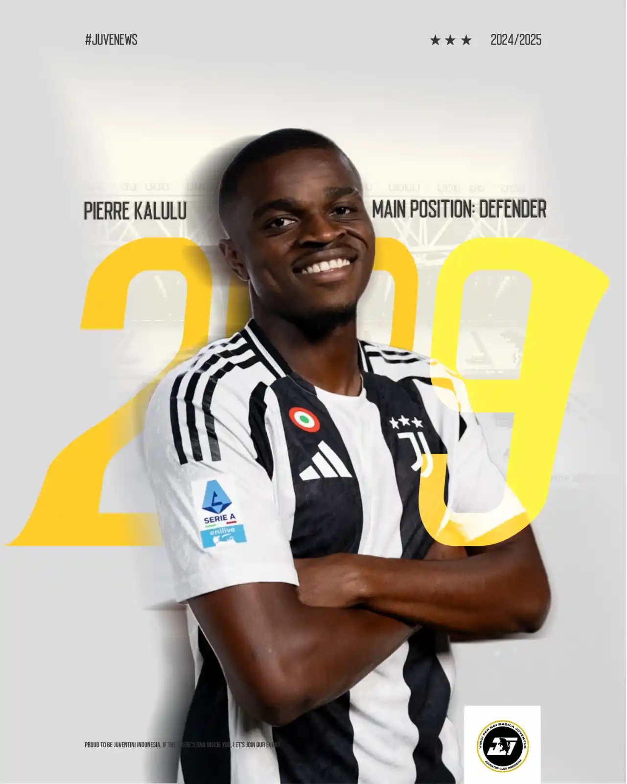 Image from JCINDONESIA: RESMI: Pierre Kalulu dipermanenkan Juventus. Juventus menebus Pierre ...