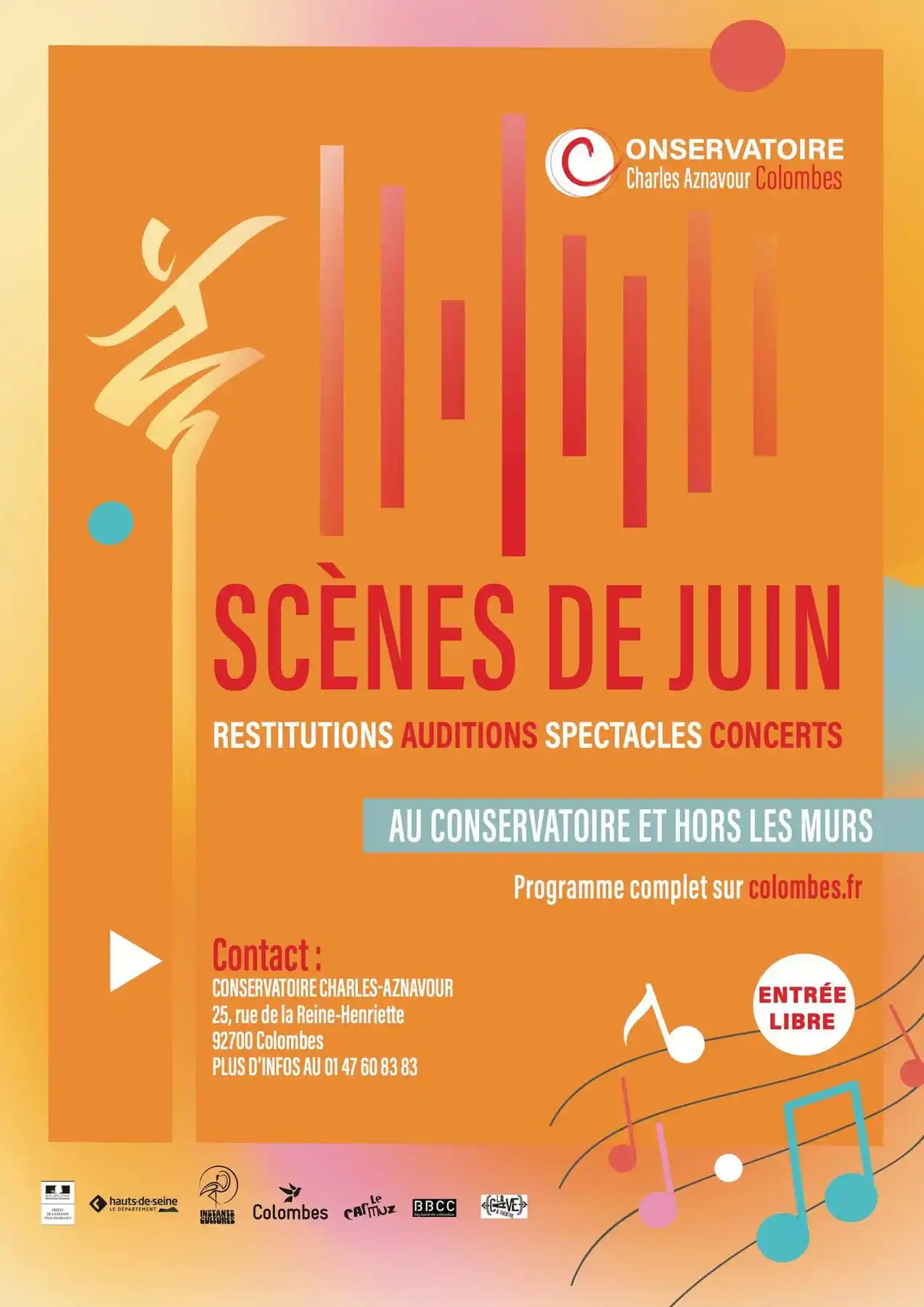 Image from Ville de Colombes: Scènes de juin vous invite à découvrir la variété de l’offre du conser...