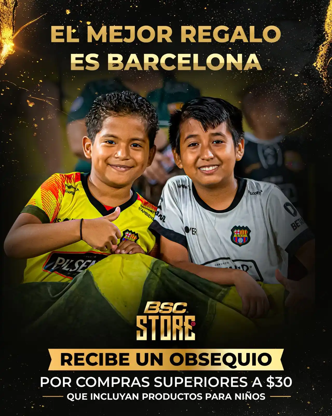 Image from Barcelona Sporting Club: Si vas a comprarles algo… ¡Que sea del Ídolo! 💛🤩 🎁 Y llévate un re...