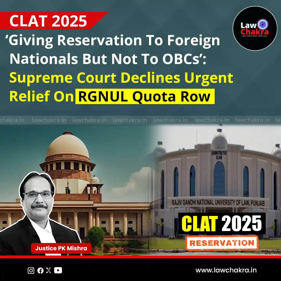 Image from LawChakra: Supreme Court of India did not accept a legal request (Special Leave P...
