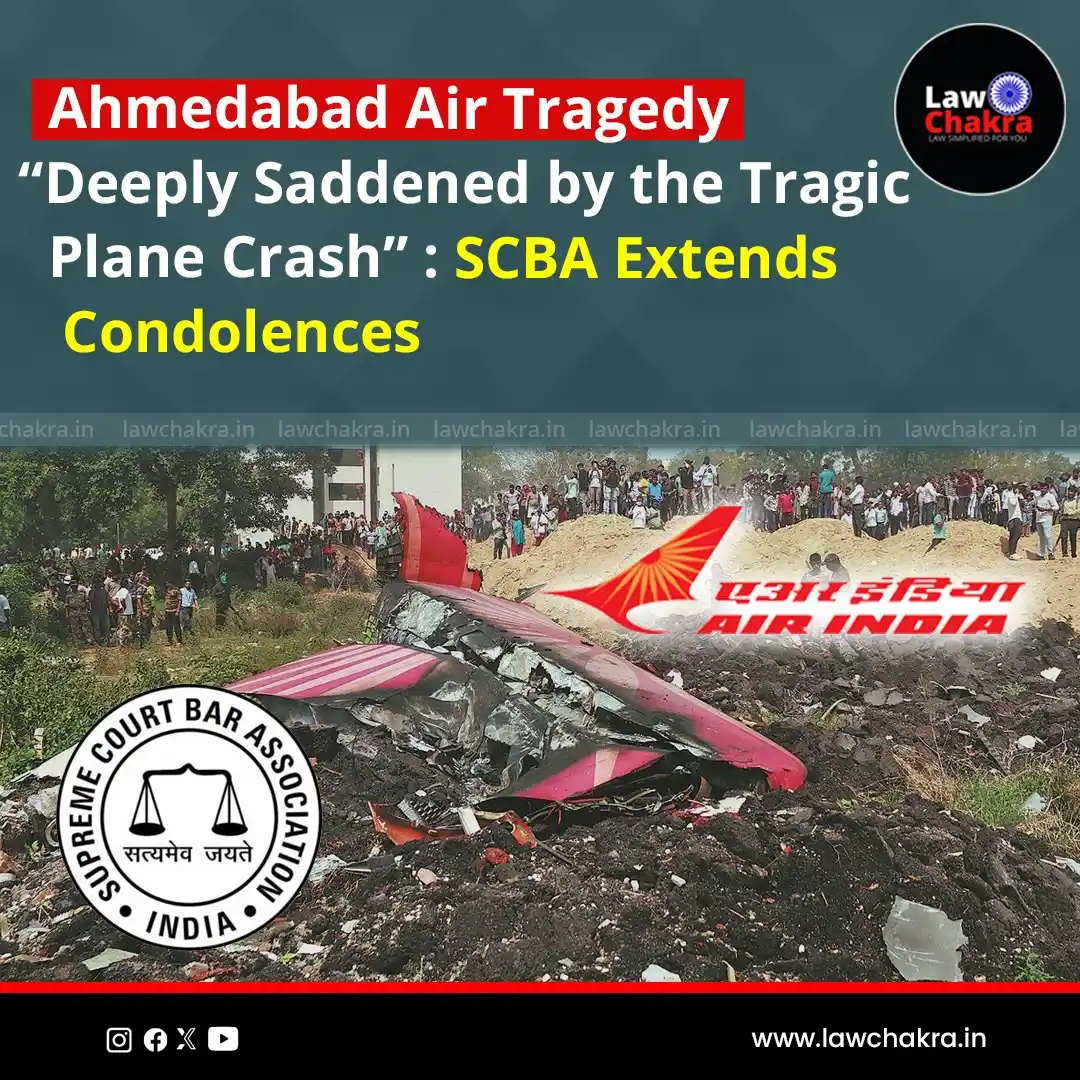 Image from LawChakra: The Supreme Court Bar Association expressed grief over the Ahmedabad a...