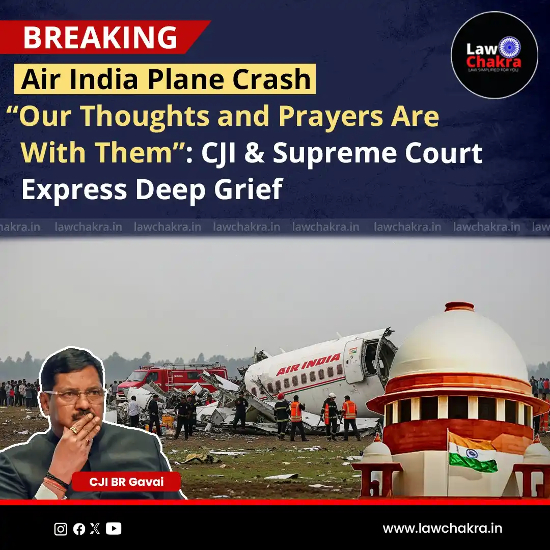 Image from LawChakra: The tragic Air India crash Today (June 12) in Ahmedabad brings attenti...