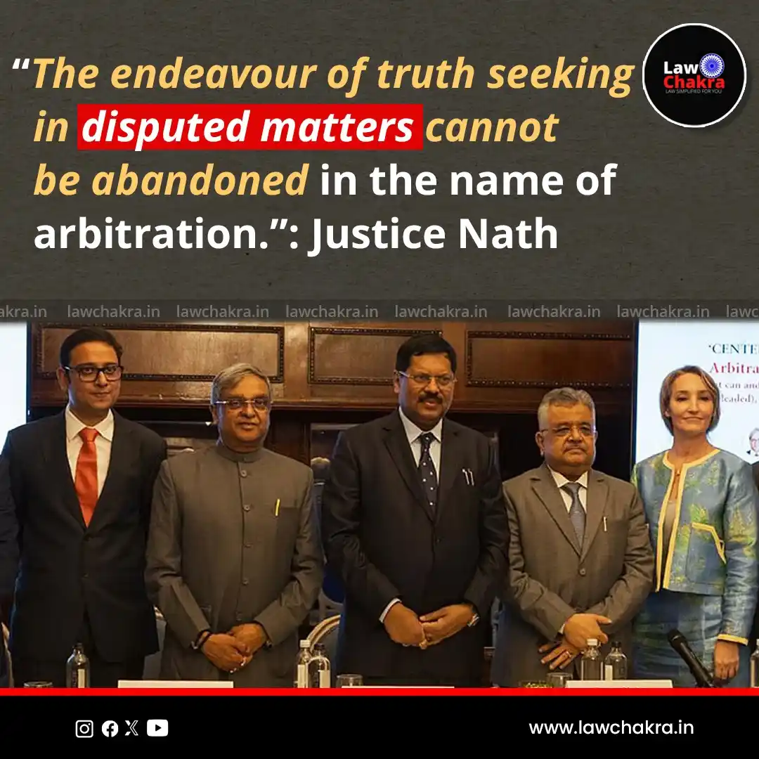 Image from LawChakra: Top Indian legal minds stress that arbitrators must act with caution, ...