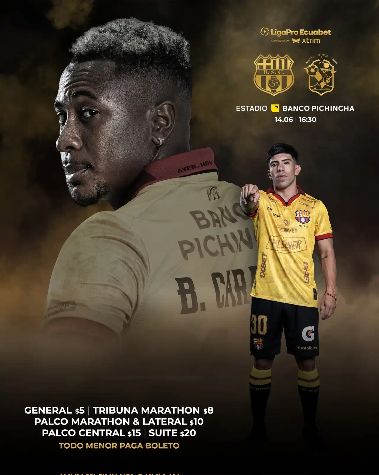 Image from Barcelona Sporting Club: ¡Volvemos a casa! 💛 Mas informacion aqui: https://is.gd/YjCwYm <a c...