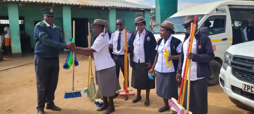Image from The Salvation Army - Zimbabwe and Botswana Territory (Official): WEEKEND REVIEW    HOPE BEHIND BARS AS WOMEN'S MINISTRIES SHARE LOVE TO...