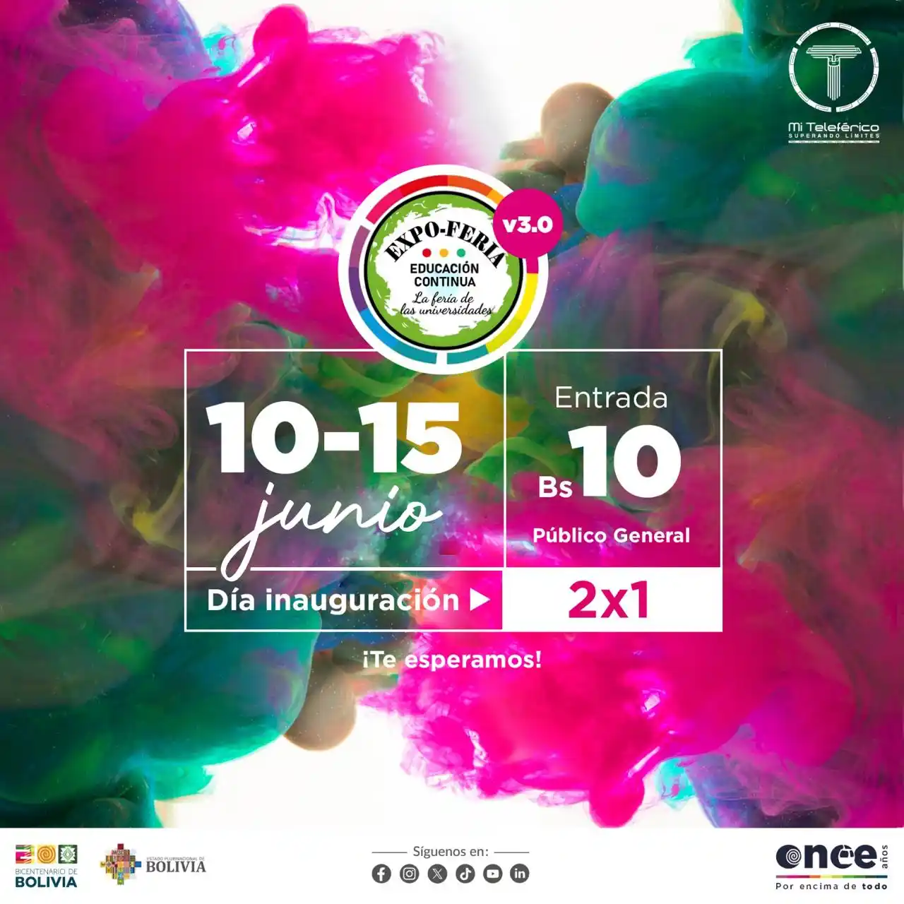 Image from Mi Teleférico: Ya llega la feria académica más grande del país, te espera del 10 al 1...