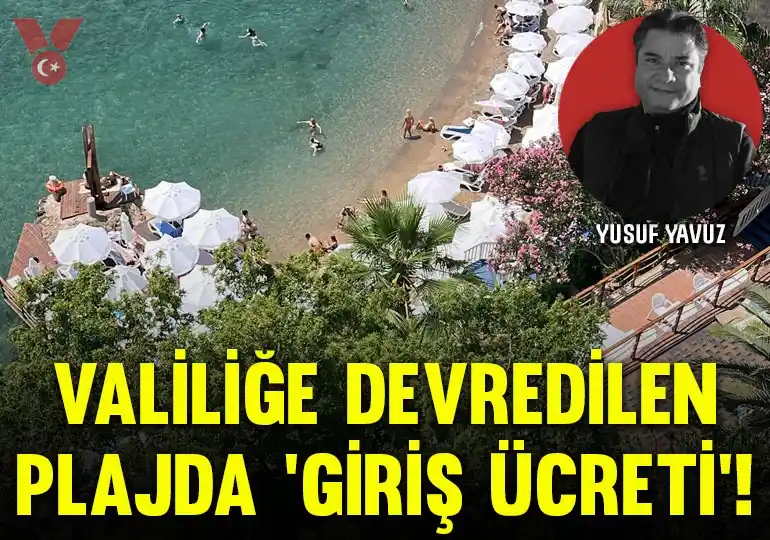 Image from Veryansın Tv: Antalya Valiliği’ne devredilen plajda 1000 TL giriş ücreti şoku! Anta...