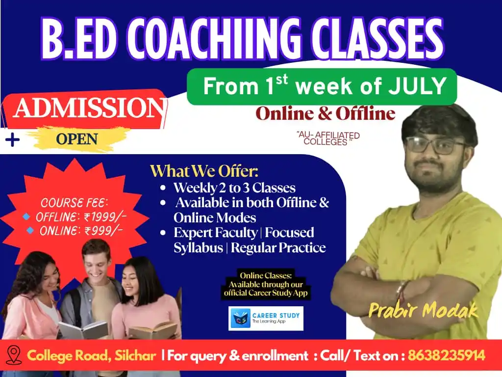 Image from Career Study: 📢 B.Ed Coaching Classes 🎓 Please fill out the form below to regist...