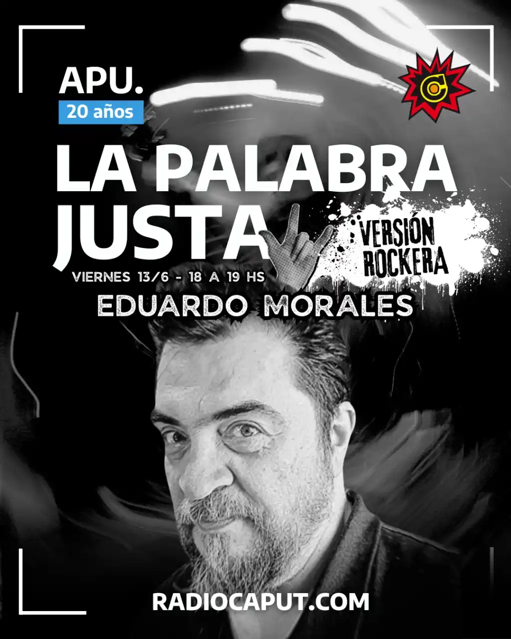 Image from AGENCIA PACO URONDO: Capítulo N° 11. Hoy en un nuevo envío de La Palabra Justa Rock el pro...