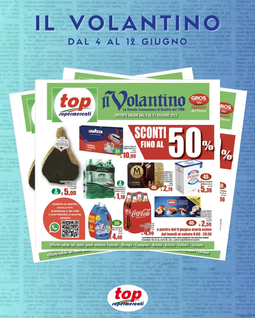 Image from TOP Supermercati : 🎉 CHE SCONTI! Da Top Supermercati trovi offerte fino al 50% di scon...