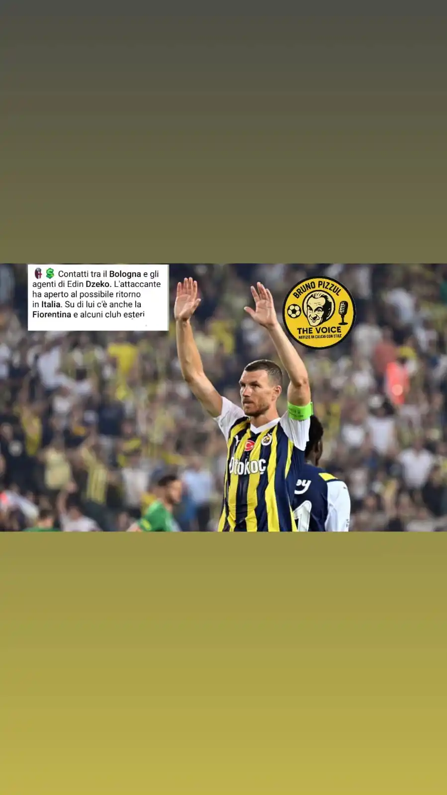 Image from brunopizzulthevoice: 🔴💵 Contatti tra il Bologna e gli agenti di Edin Dzeko. L'attaccante ...