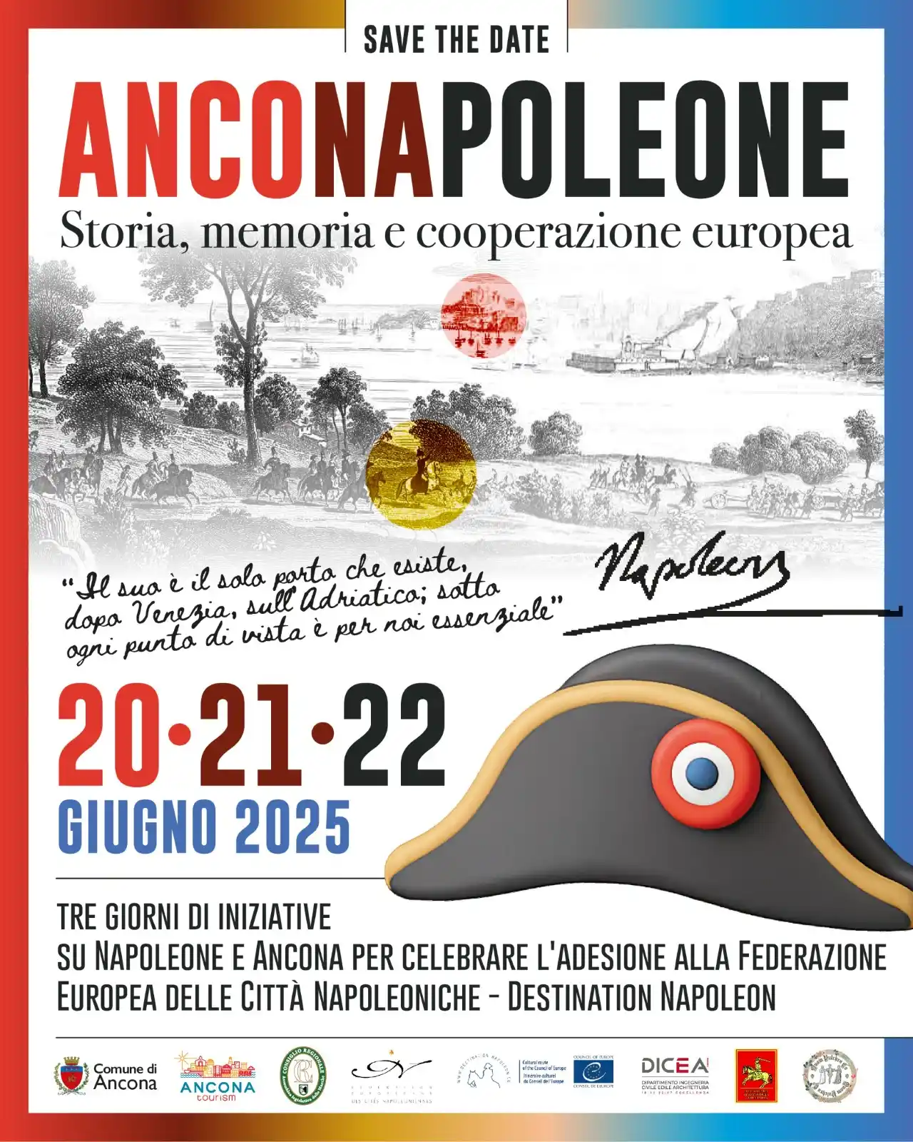 Image from Comune di Ancona: Dal 20 al 22 giugno arriva ANCONAPOLEONE e questo lunedì vi raccontere...
