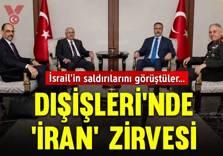 Image from Veryansın Tv: Dışişleri’nde ‘İran’ zirvesi... Dışişleri Bakanı Hakan Fidan, Milli S...