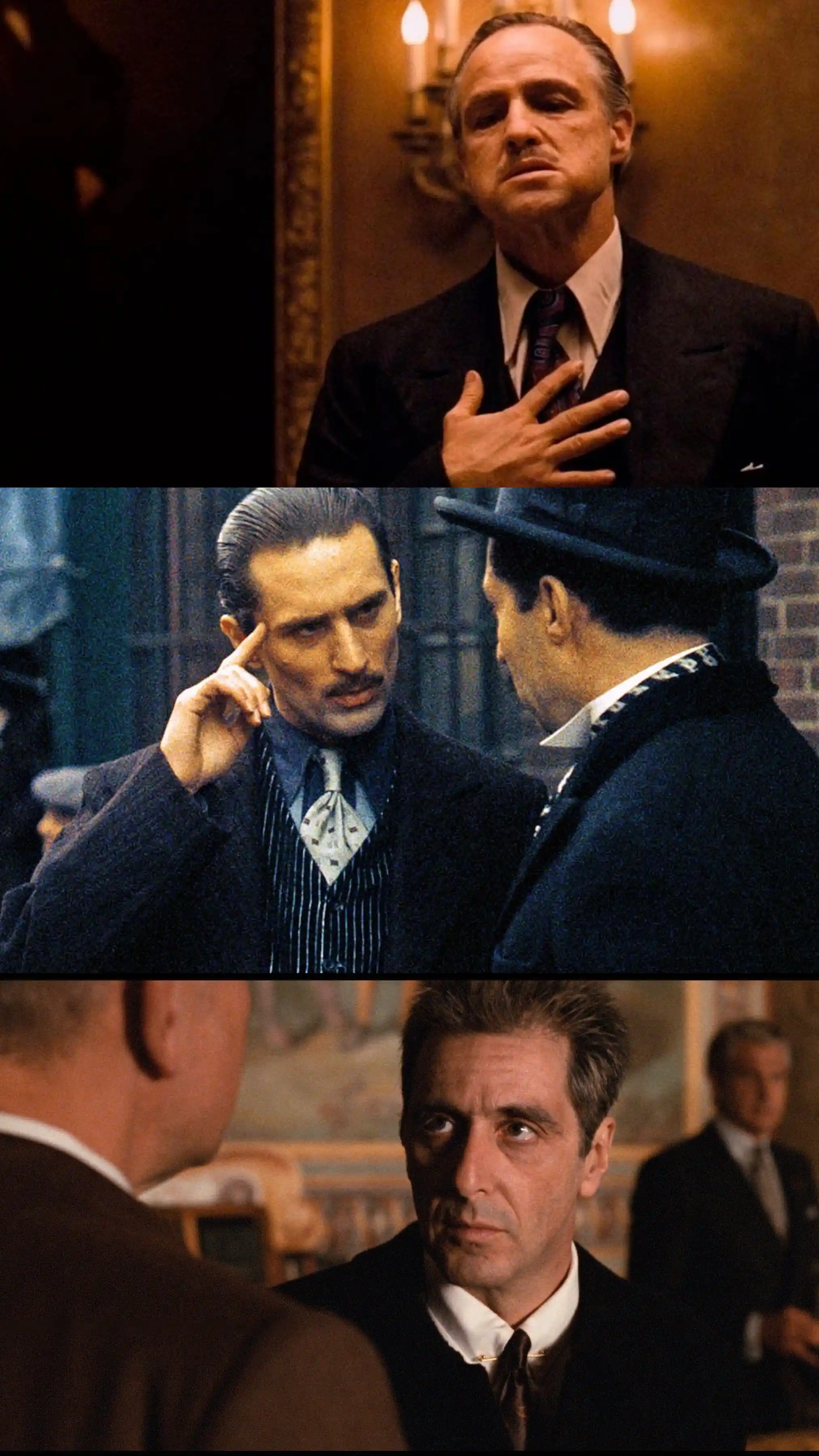 Image from De película 🎬: El Padrino (1972) 📝9,2 🏆3 El Padrino Parte II (1974) 📝9 🏆6 El Padr...