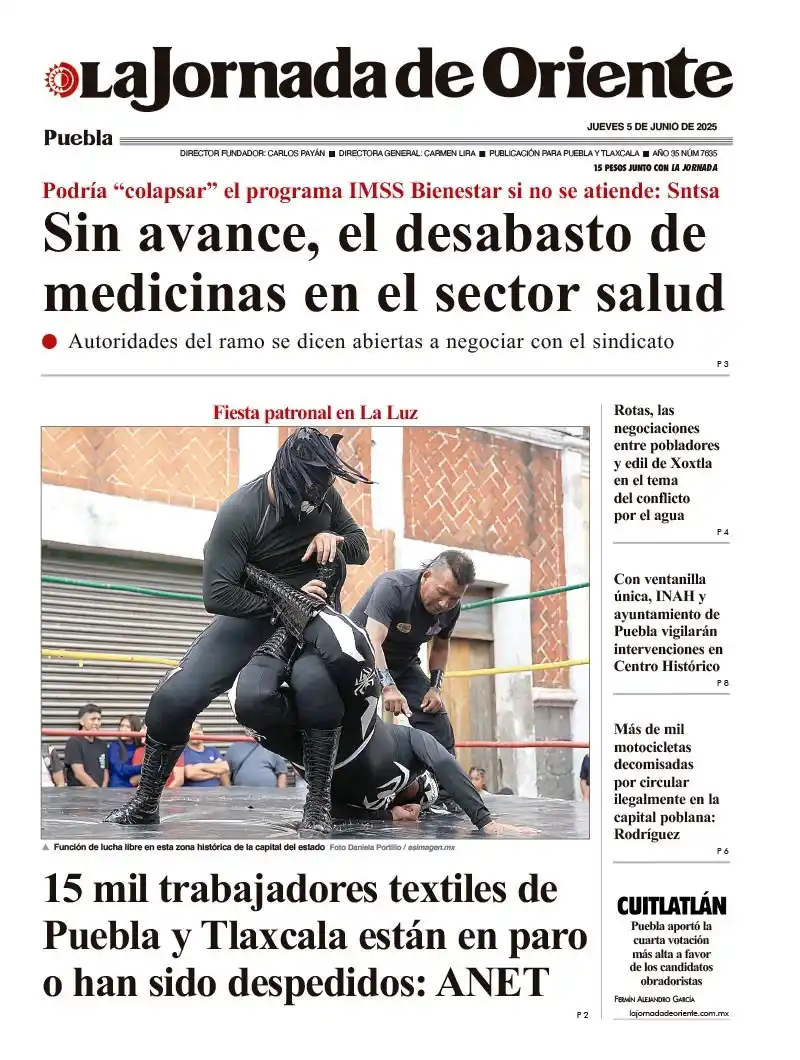 Image from La Jornada de Oriente: 🌄 Excelente jueves jornaleras y jornaleros 🏥🔴 <a class="text-blue-...
