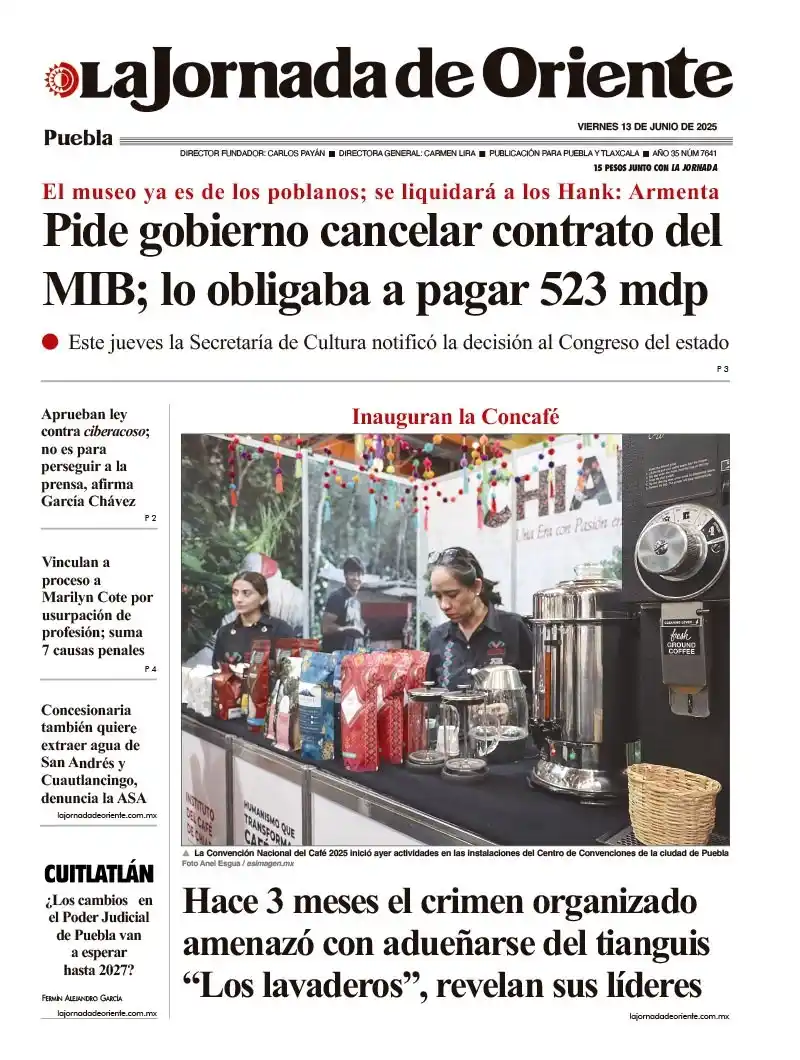 Image from La Jornada de Oriente: 🌄 Excelente viernes jornaleras y jornaleros 📄❌ <a class="text-blue-...