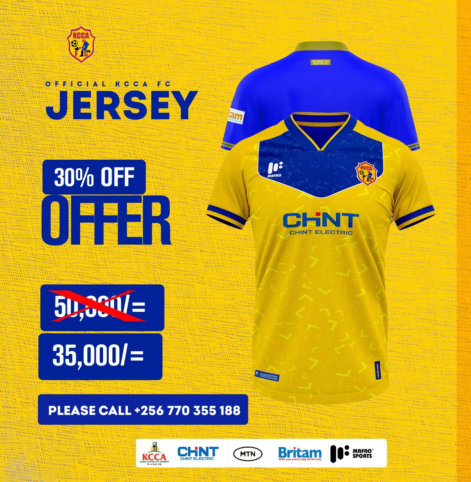 Image from KCCA FOOTBALL CLUB: For UGX 35,000, you have no excuse not to own our jersey. Place your o...