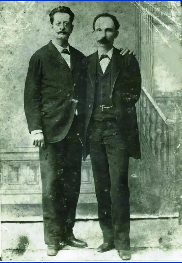 Image from Periódico Granma | Cuba: 🫂Hermanos del alma.  📌 El 13 de junio de 1910 fallecía el martiano p...