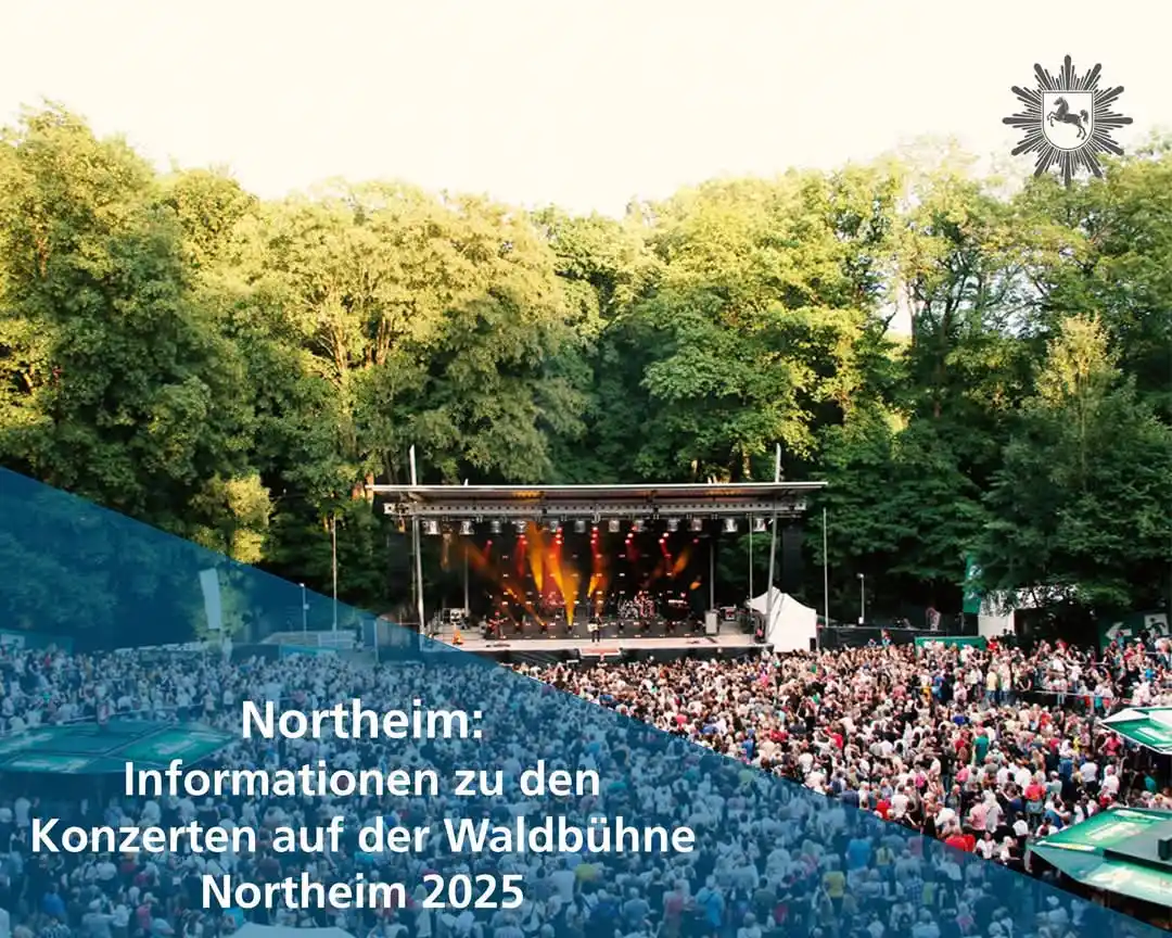 Image from Polizei Northeim: ℹ Informationen zu den Konzerten auf der Waldbühne Northeim 2025 🚔 __...