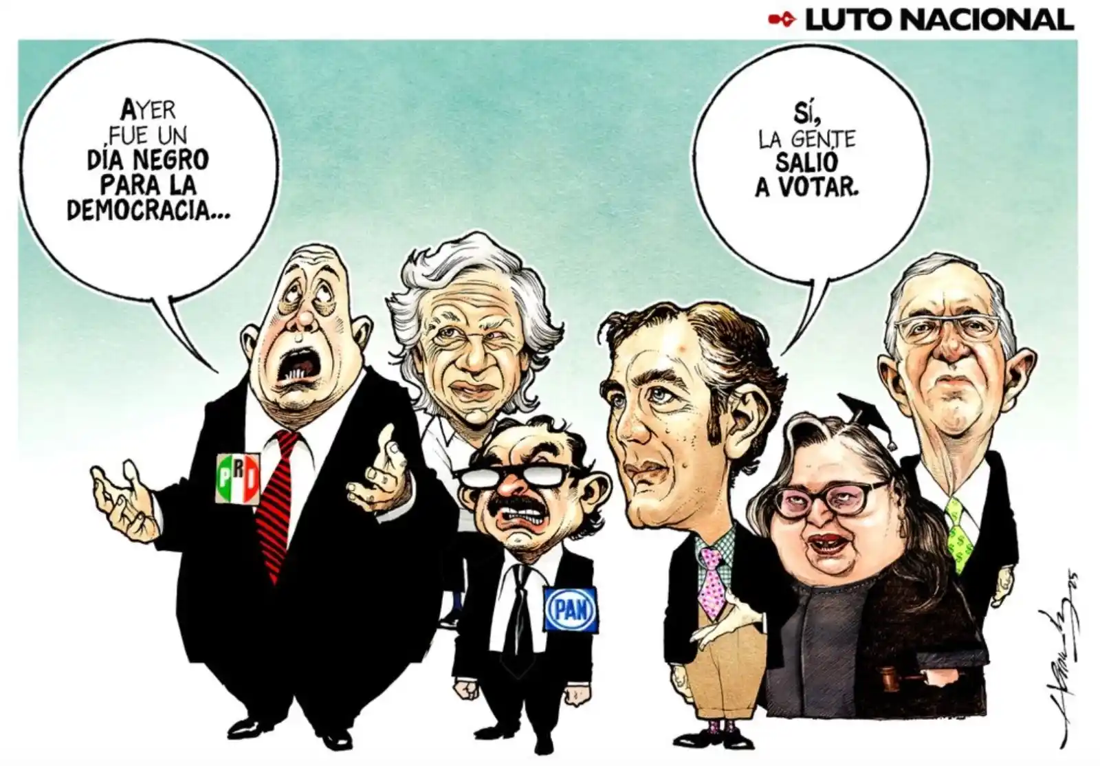 Image from La Jornada de Oriente: ⚫️👨💼 Luto naciona| Por monero Hernández...