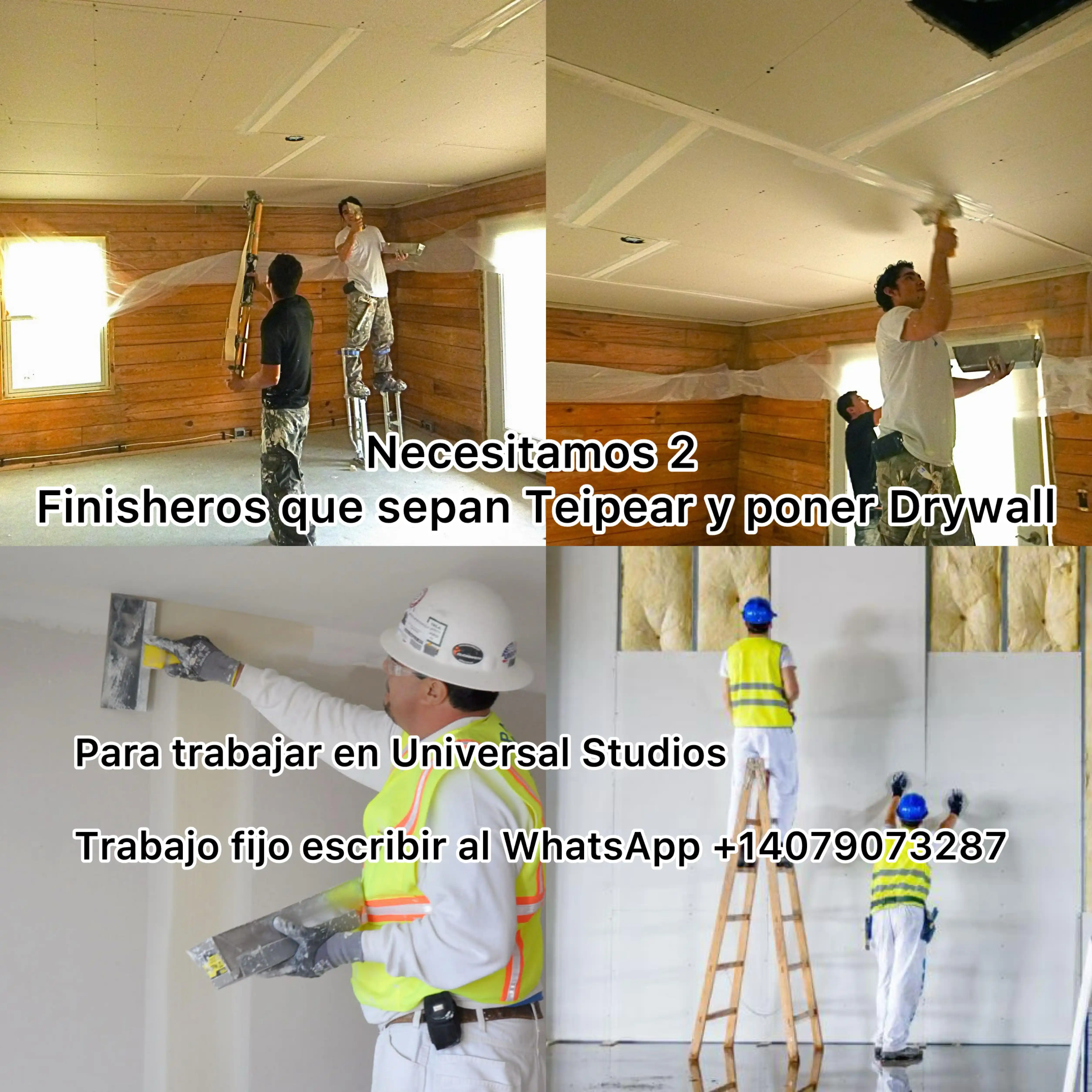 Image from AVCS - JOBS USA : Necesitamos urgente empezando mañana en Universal trabajo fijo 2 Finic...