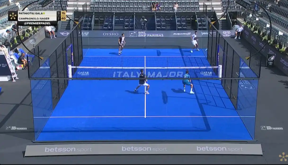 Image from PadelNews.it: 📢 Oggi, lunedì 10 giugno, si gioca al BNL Italy Major Premier Padel! ...