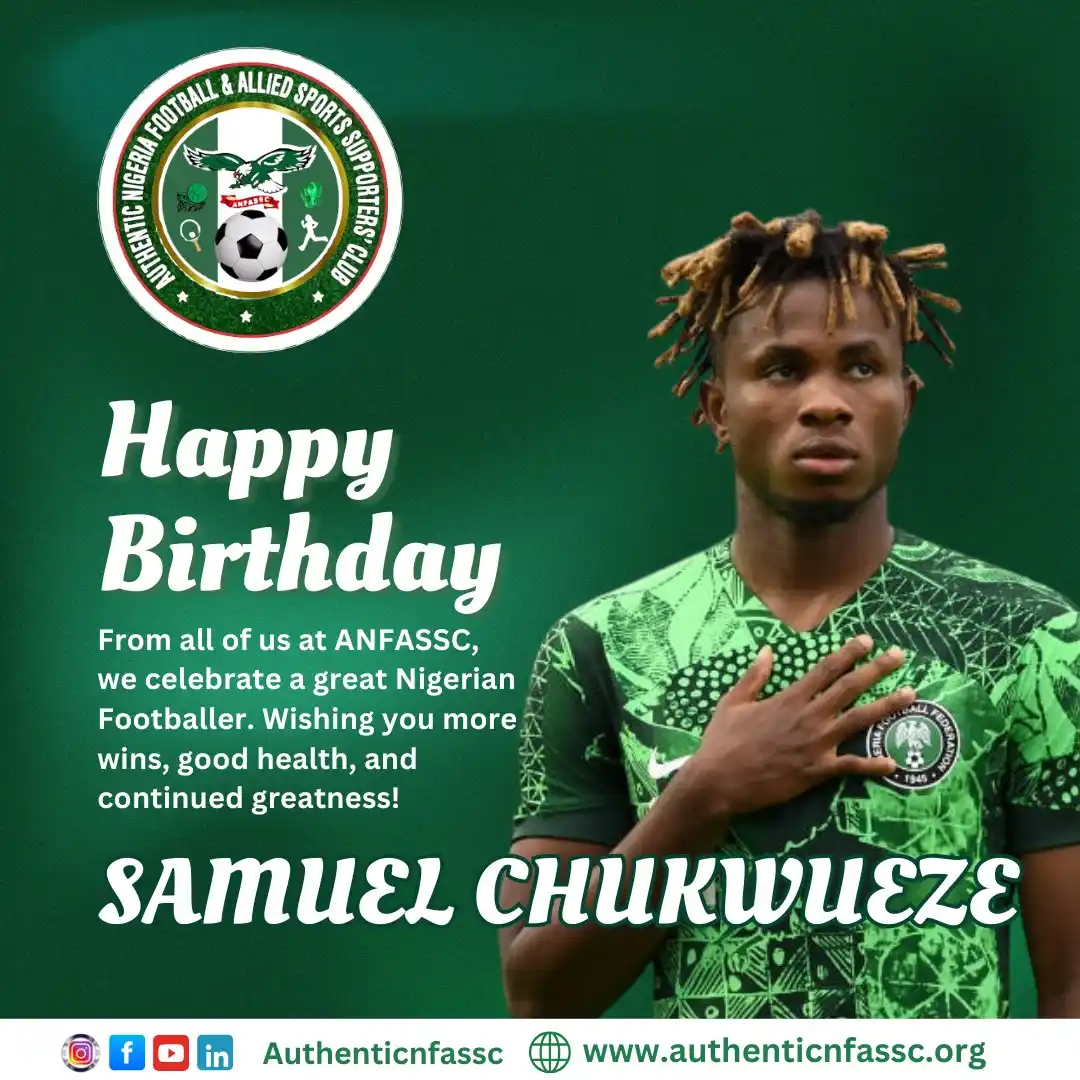 Image from Authentic Nigeria Football and Allied Sports Supporters Club.: On this special day, the entire Authentic Nigeria Football and Allied ...