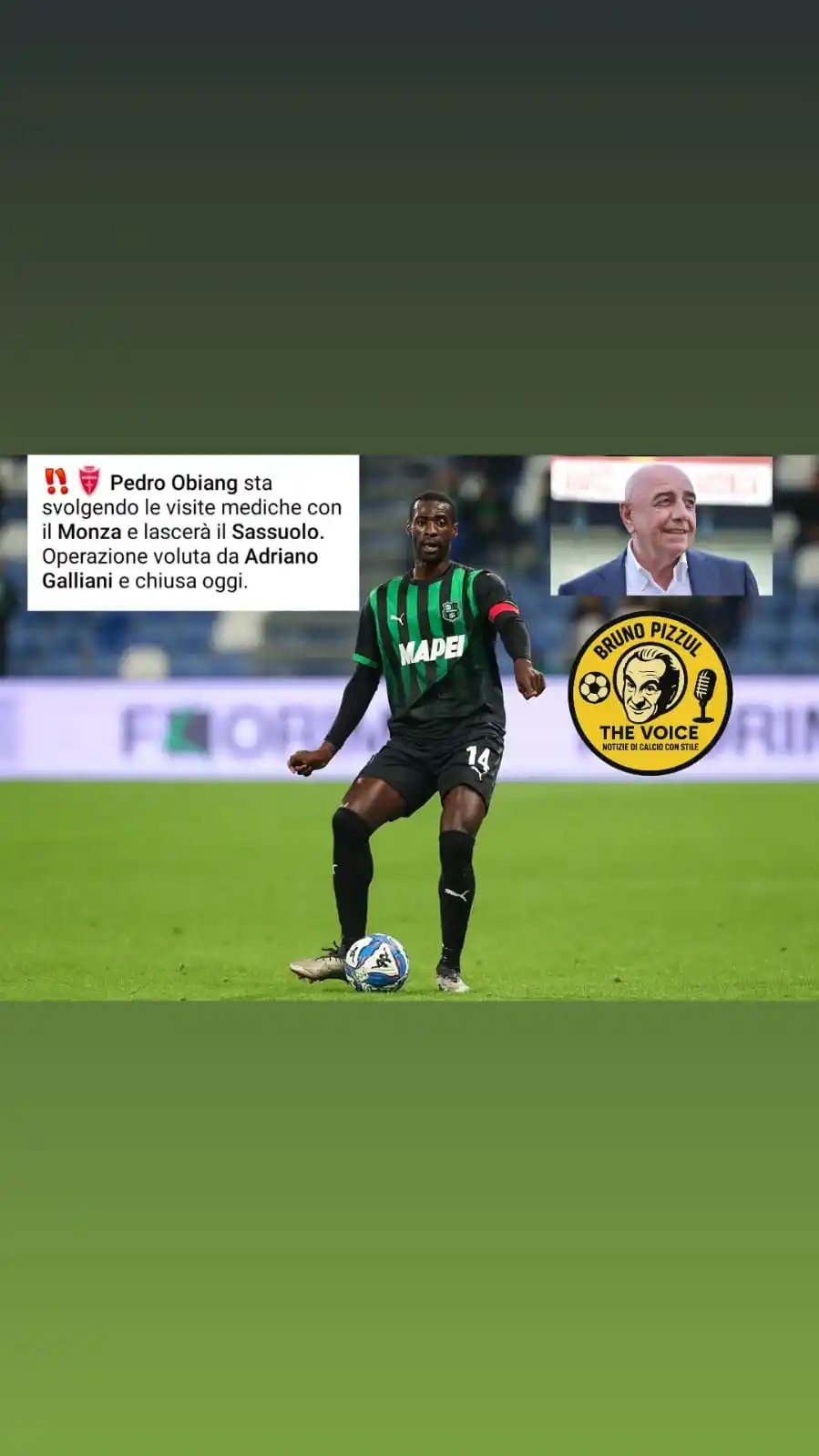 Image from brunopizzulthevoice: ‼️👥 Pedro Obiang sta svolgendo le visite mediche con il Monza e lasce...