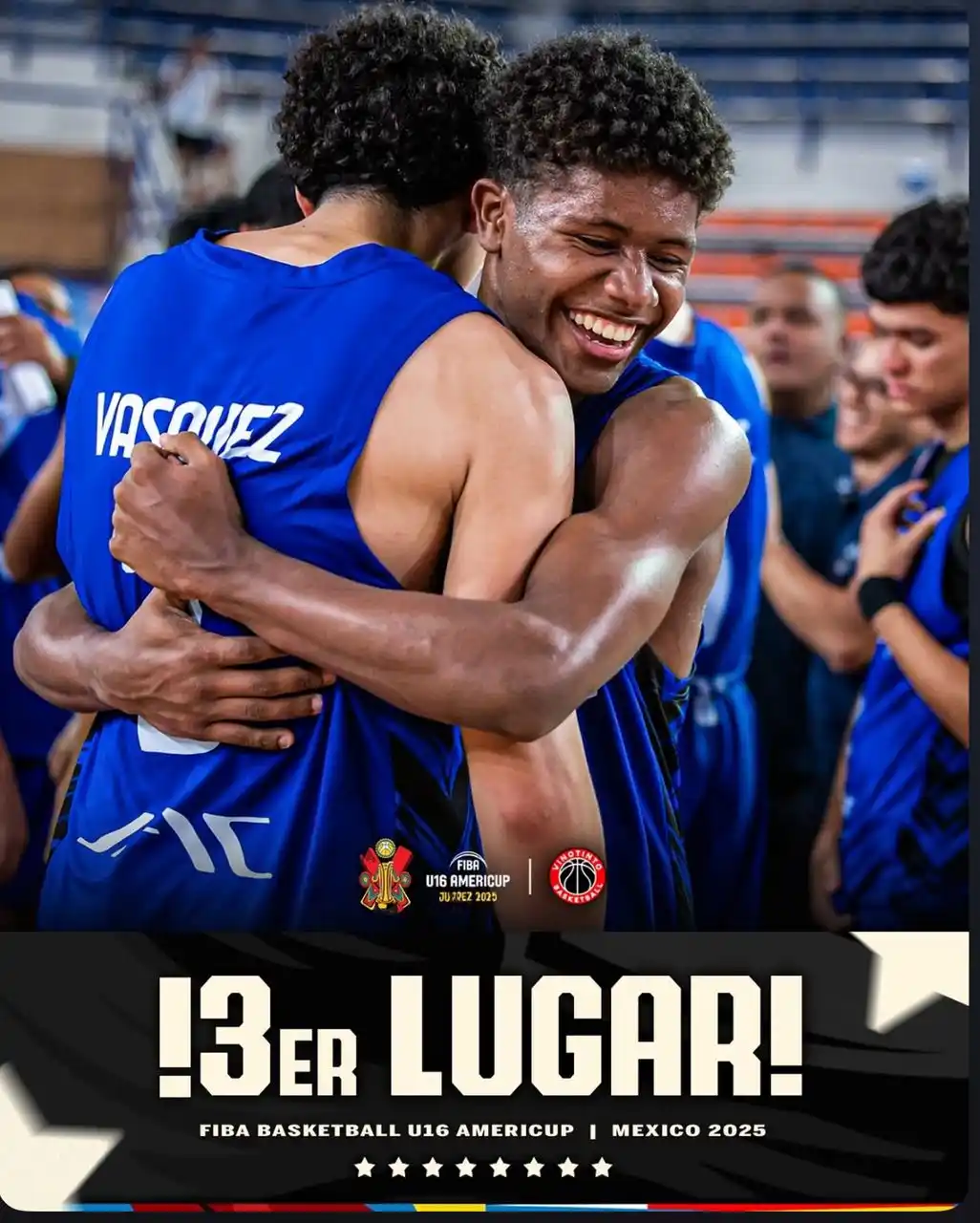 Image from Ivette “Canela” Borges: 🏀 Primera vez en la historia de nuestro baloncesto que la Sub16 es me...