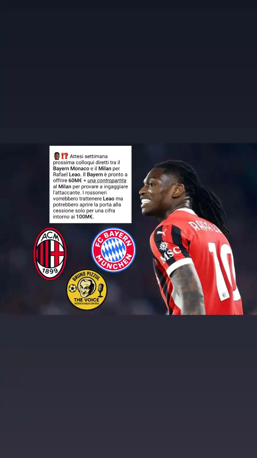 Image from brunopizzulthevoice: 🇵🇹⁉️ Attesi settimana prossima colloqui diretti tra il Bayern Monaco...
