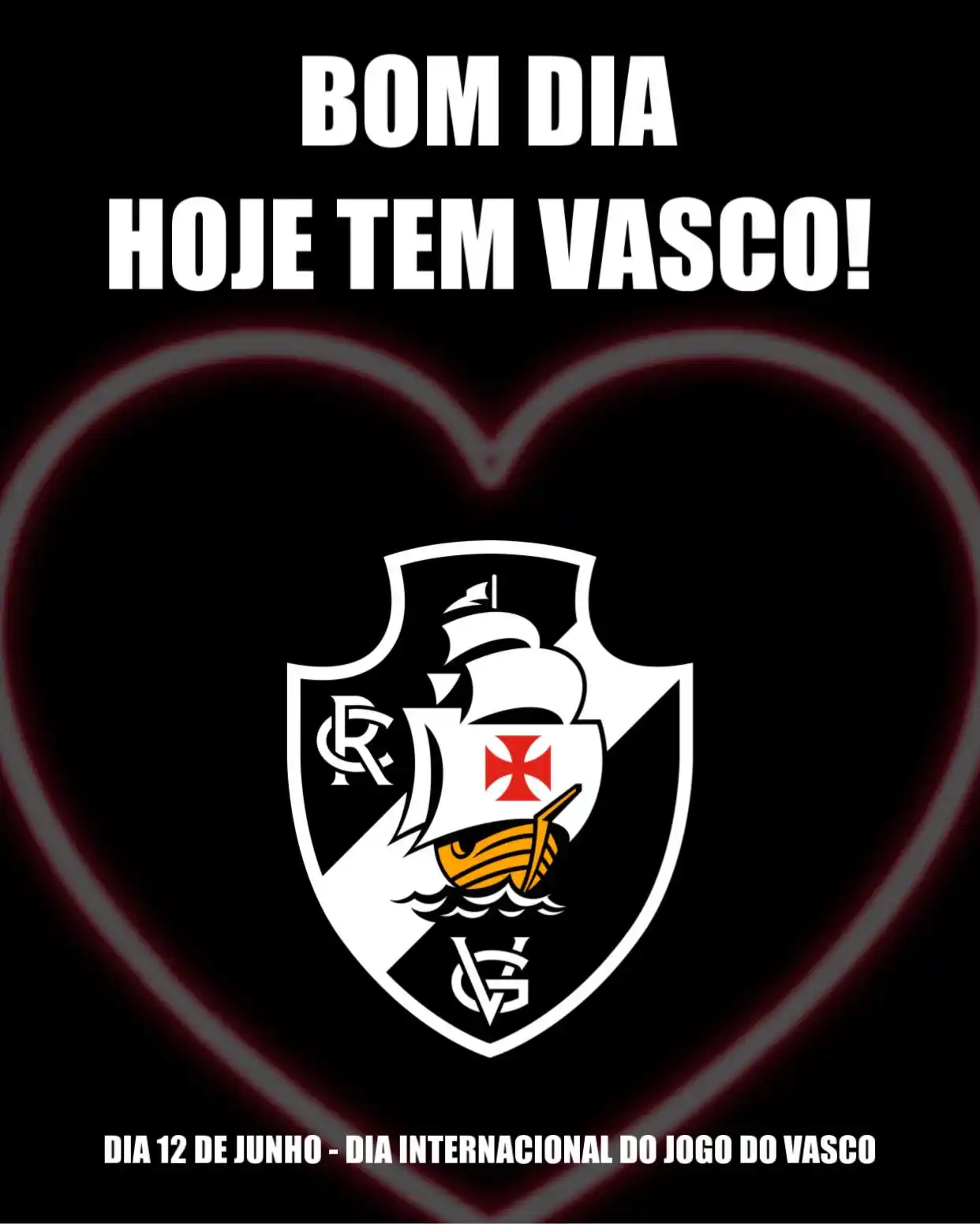 Image from Bolavip | Sou Vasco: Que não esquecemos, dia 12 é dia de jogo do Vasco.❤️   avise sua amada...