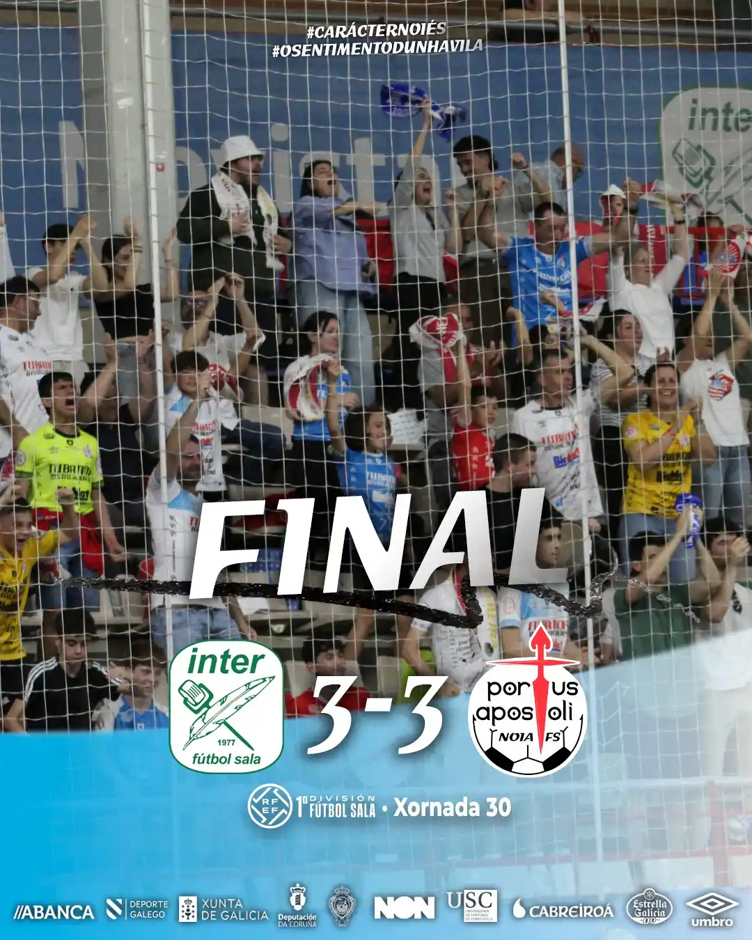 Image from Noia Portus Apostoli FS: QUE SOOOOOOMOS DE PRIMEEEEIRAAAA POR CUARTA TEMPORADA CONSECUTIVAAAAAA...