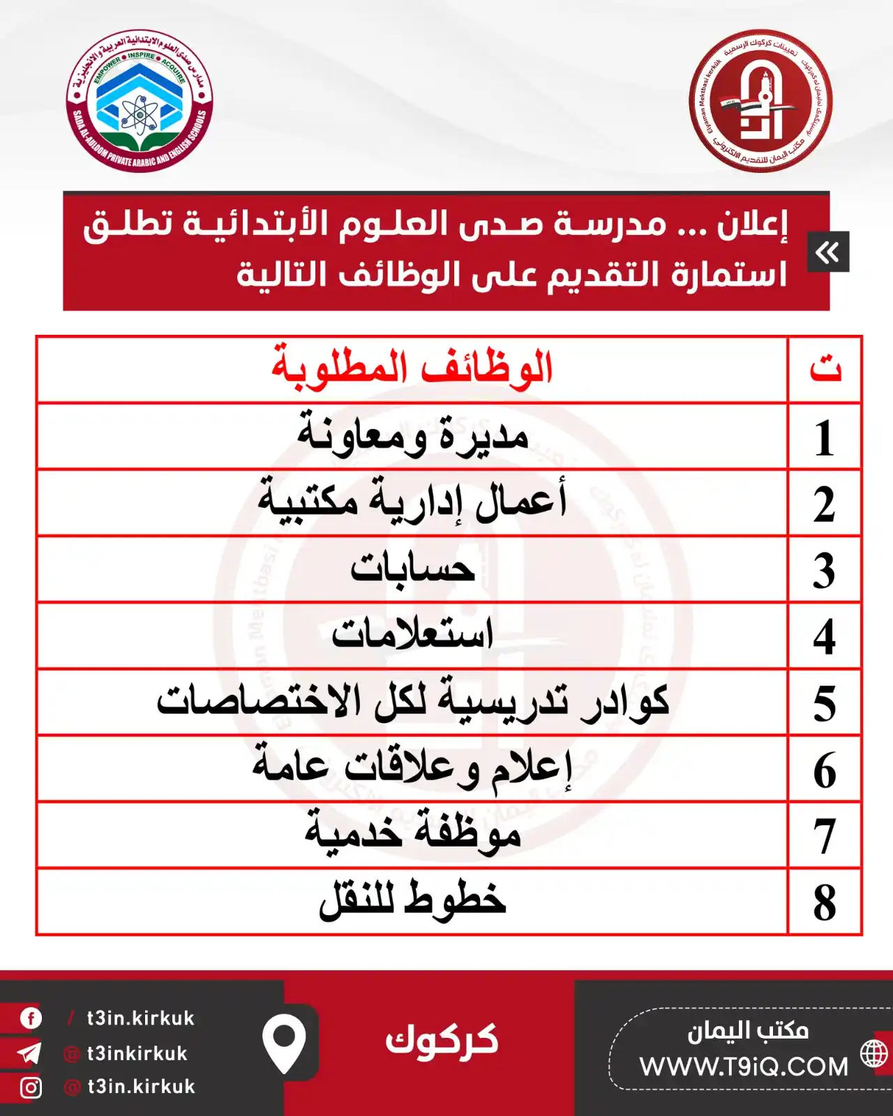 Image from موقع تعيينات العراق - مكتب اليمان: <a class="text-blue-500 hover:underline cursor-pointer" href="/hashtag...