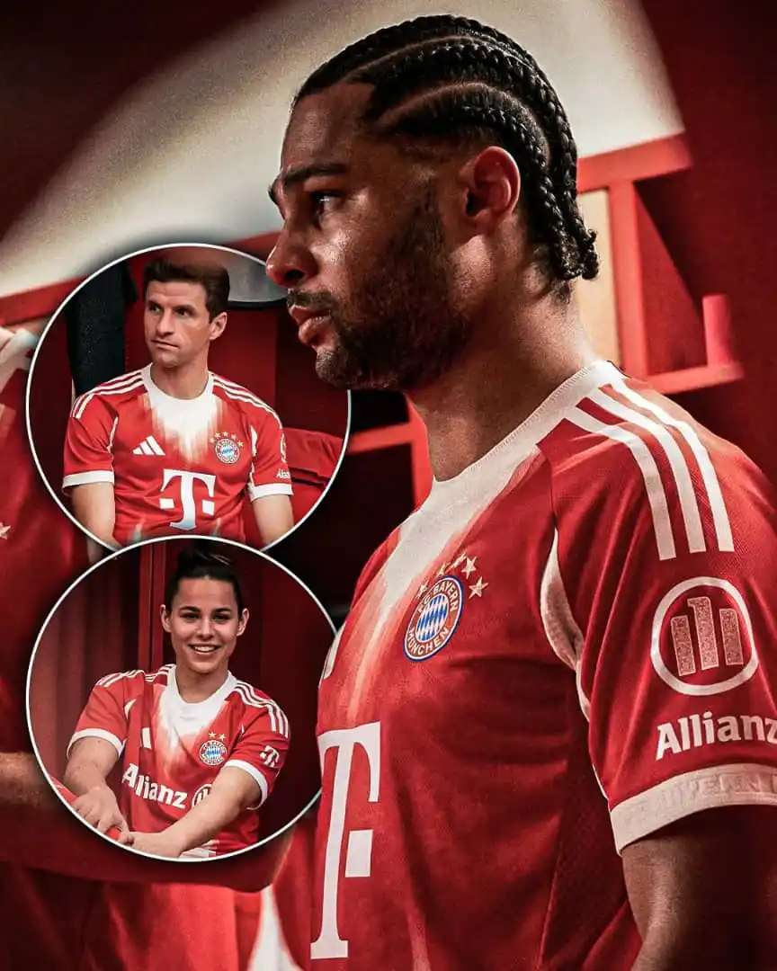 Image from Football News: Bayern Munich unveil their new home kit for next season 👕 (📸 @adida...