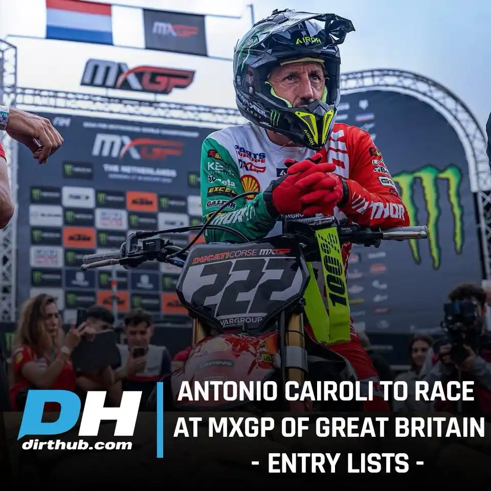 Image from Dirt Hub: 💥 BREAKING: Antonio Cairoli will be racing at next weekend's MXGP of ...