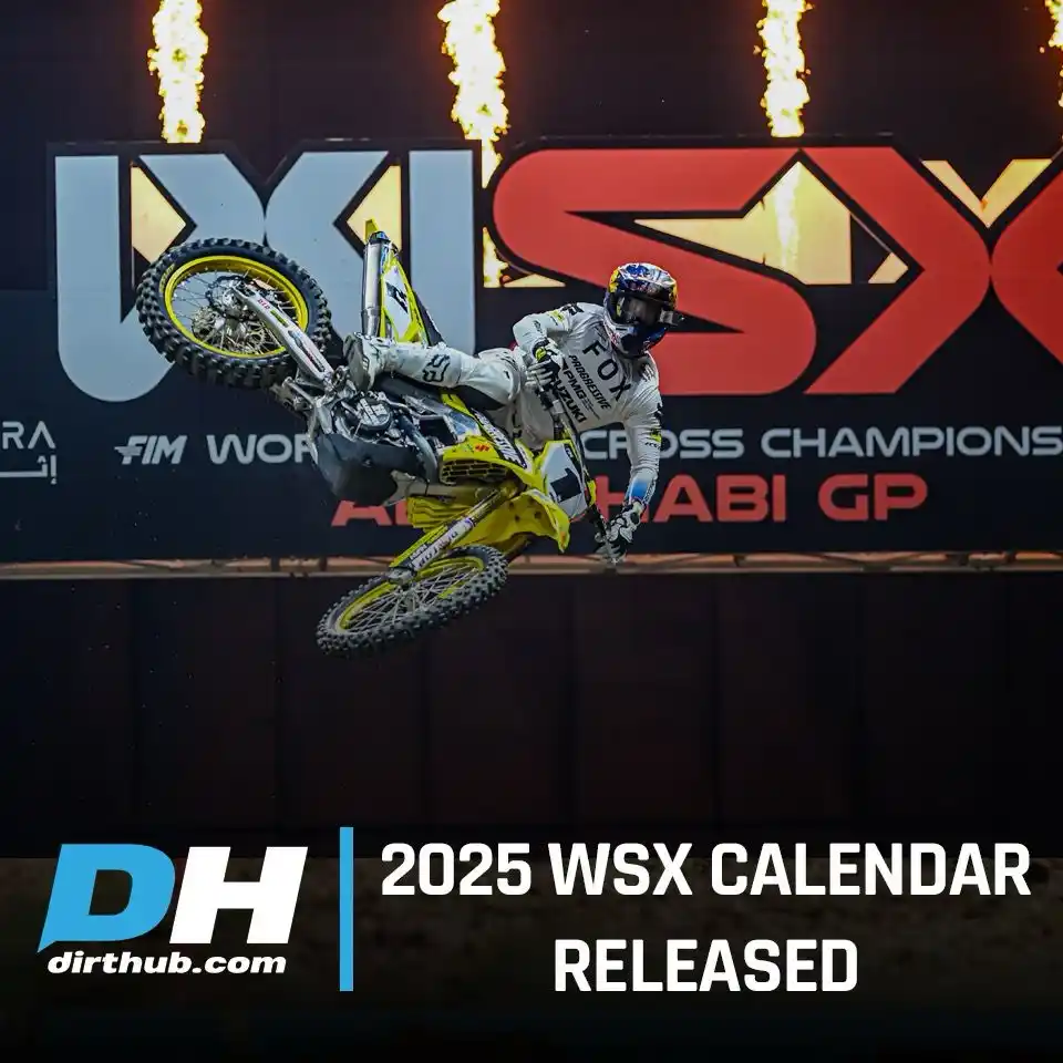 Image from Dirt Hub: 🚨 BREAKING: The 2025 World Supercross calendar has been revealed, and...