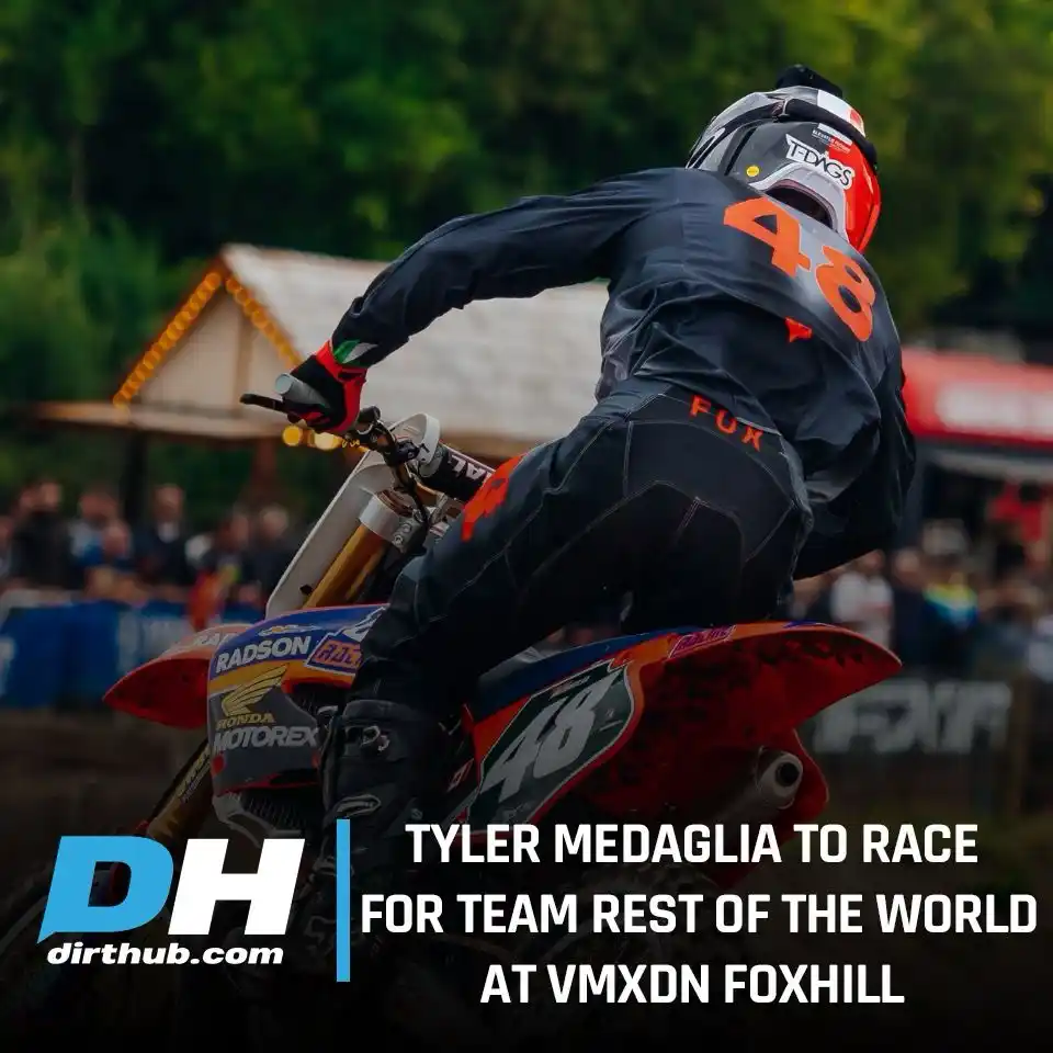 Image from Dirt Hub: 🇨🇦 ➡ 🌎 Canadian racer Tyler Medaglia will race for the Rest of the ...