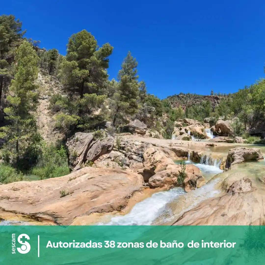 Image from SESCAM: 🌊 Comienza la temporada de baño en CLM: *38 "playas" de interior para...