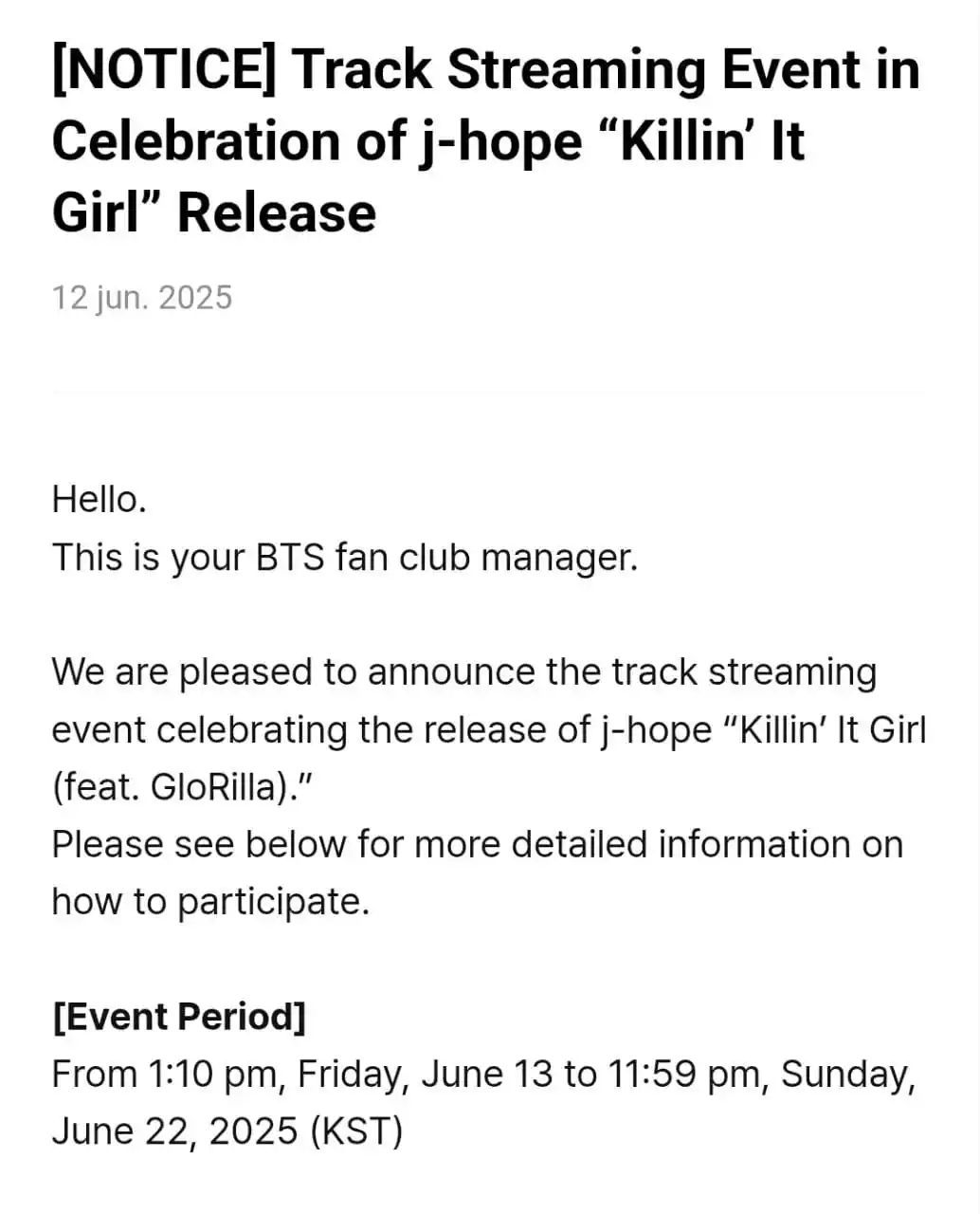 Image from INFO ONLY. ARMY 💜 Bienvenidos A Casa OT7💜: — 🌟 Comunicado de Weverse Oficial: Nos complace anunciar el evento ...