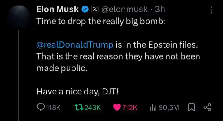 Image from Ancapia: Elon Musk, denunciando públicamente al pedófilo, degenerado fiscal, me...